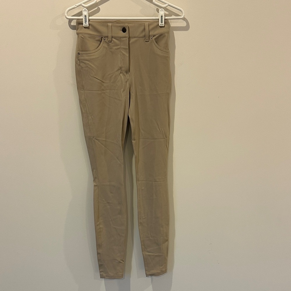 Lululemon athletica Tan City Sleek Slim-fit HR Pant